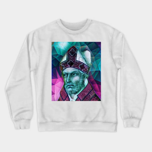 St. Augustine Portrait | St. Augustine Artwork 4 Crewneck Sweatshirt by JustLit